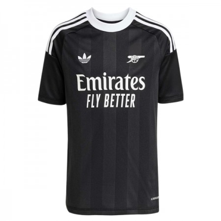 Camisolas Arsenal Guarda Redes Preta 2025-26 Manga Curta